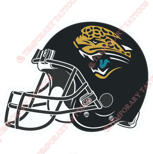Jacksonville Jaguars Customize Temporary Tattoos Stickers NO.564